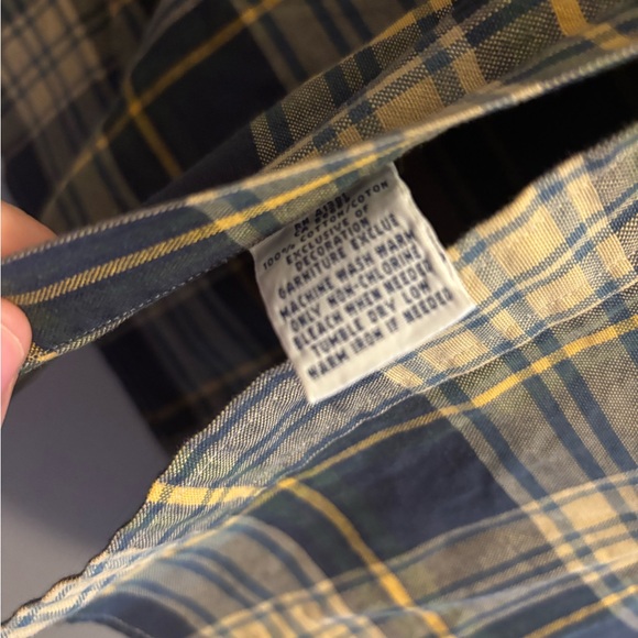 Large Ralph Lauren green and yellow button down shirt - Picture 5 of 5